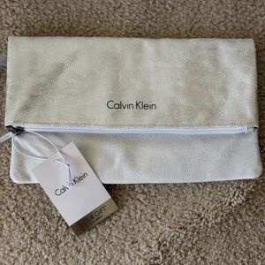 Calvin Klein Silver Clutch